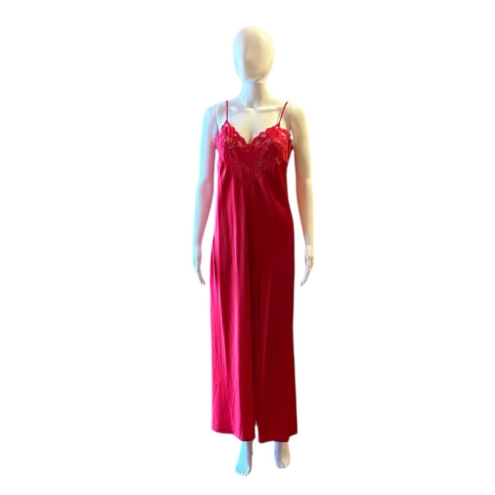 Victoria’s Secret Lace Maxi Lace Nightgown Slip Dress Large